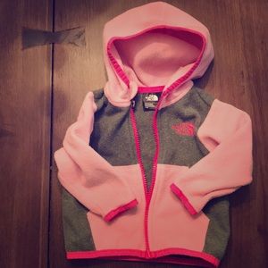 The North Face baby girls fleece size 3-6mo